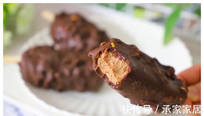 黑巧克力|夏天雪糕不用买,教你在家做,不用蛋黄不打发,真材实料吃得放心