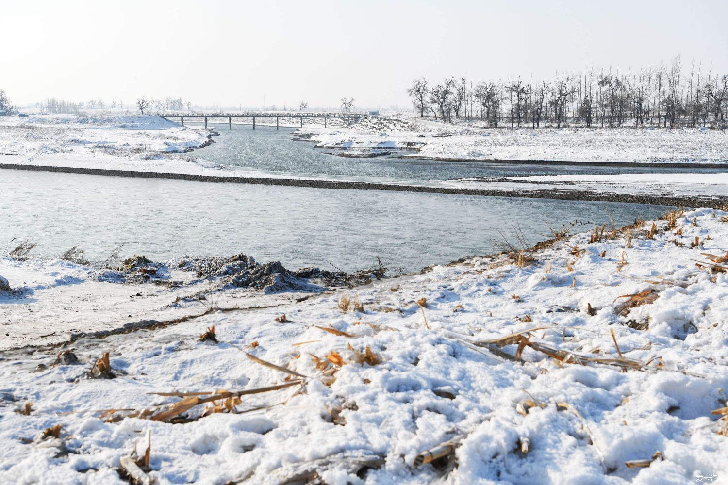 美丽的北国风光，千里冰封，万里雪飘