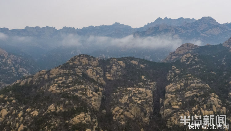 降雪过后 雾绕崂山