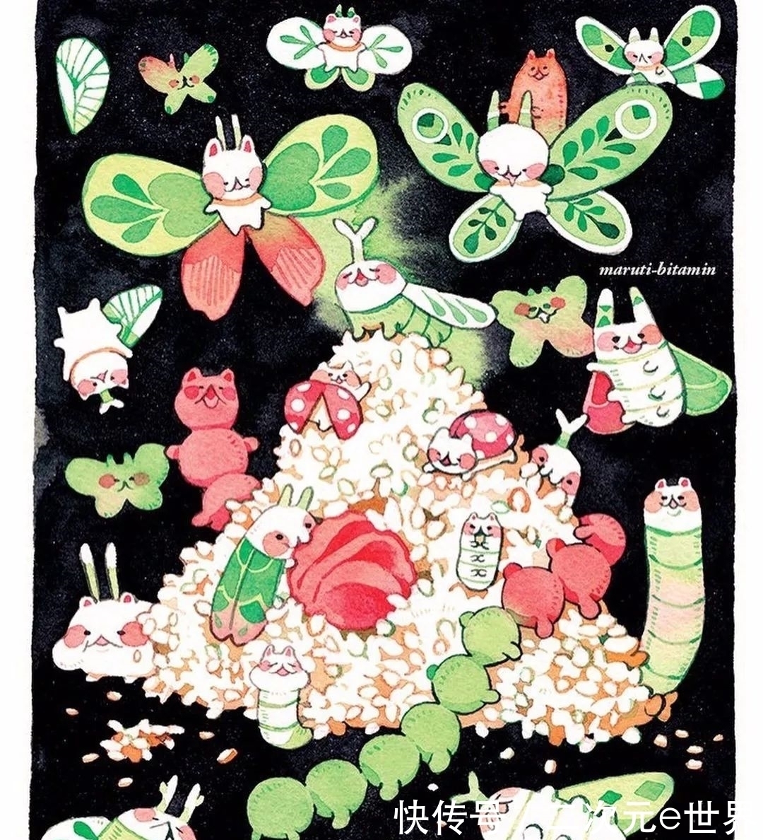 bitamin!每日插画 8年,从画渣到大神,不努力你永远不知道自己有多优秀