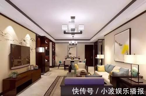 客厅|新中式风客厅，非常漂亮的效果图，聪明的人都很喜欢的新中式风格