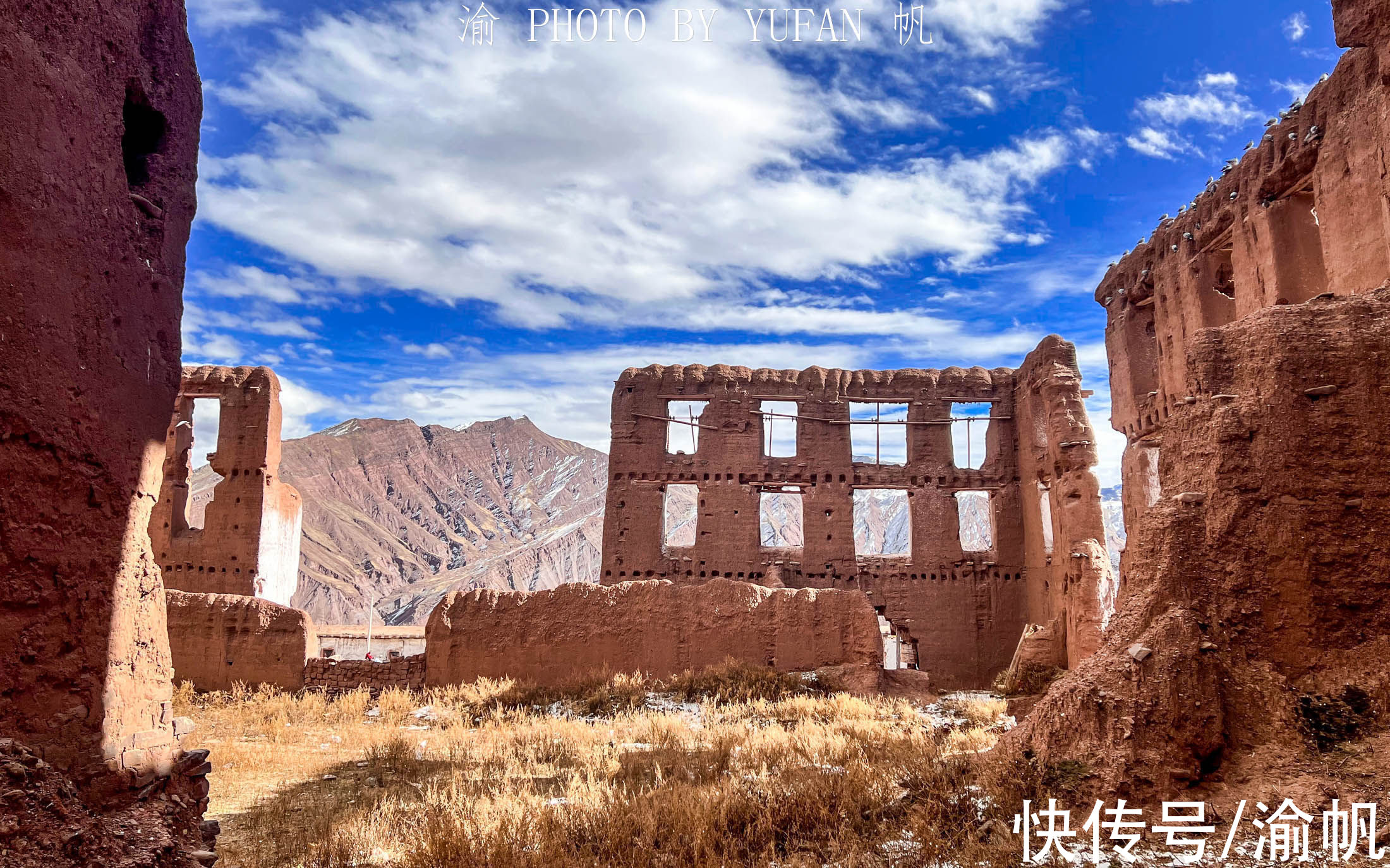 寺院|西藏也有千年古镇，一边是古老废墟，一边是繁荣新城，值得一游