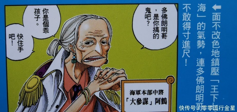 海军|海贼王官方资料能洗净邪恶心灵,唯一让明哥忌惮的海军-鹤婆婆