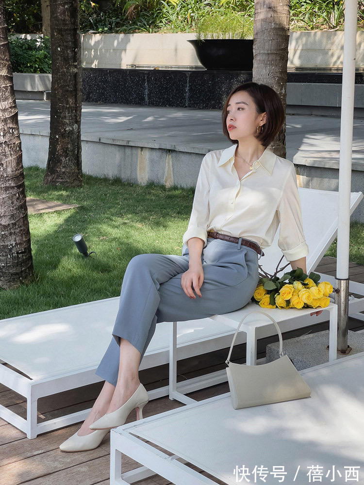 卡其色|这才是衣橱里的“无龄感裤子”,百搭又时髦,什么年龄都可以穿