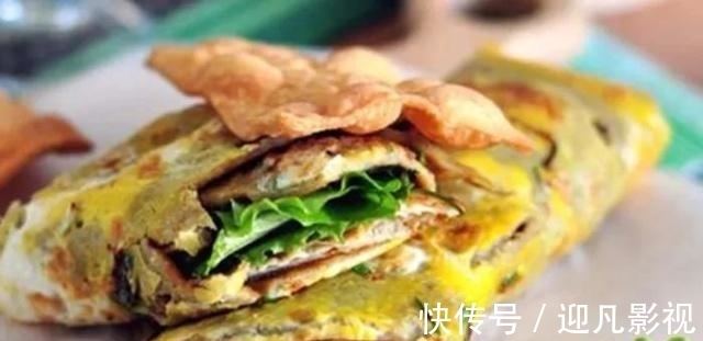 莴苣|想吃煎饼果子，不用出去买，一个平底锅在家制作比外面卖的好吃