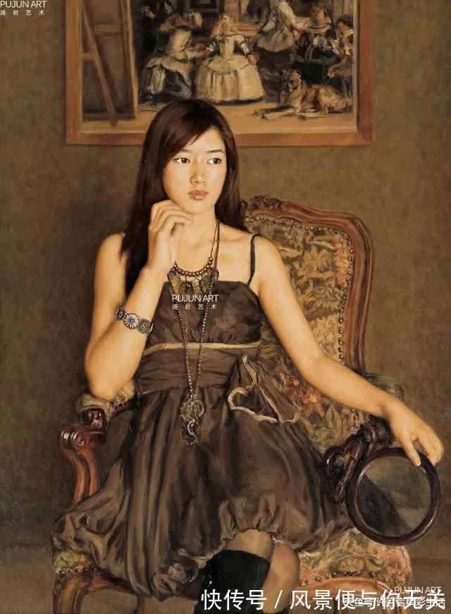 模特#从师生到夫妻,为她画人体,画作共拍出7179万的天价!