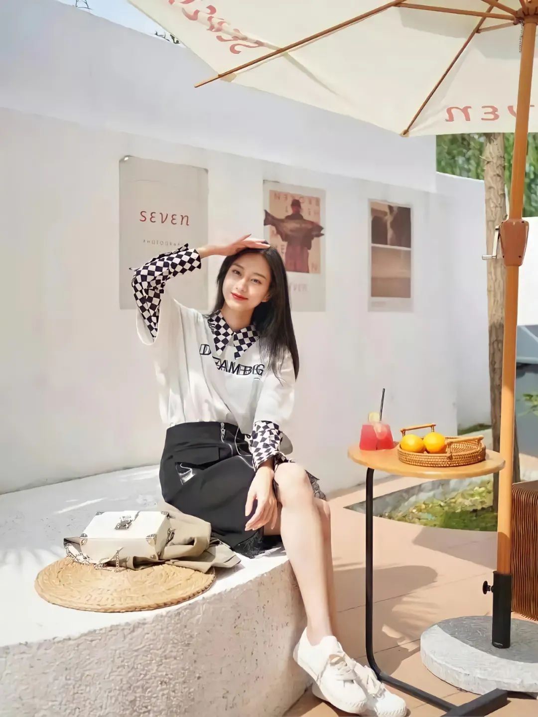 cp|衬衫+裙子、T恤+半裙=小个子夏秋王炸CP，巨洋气