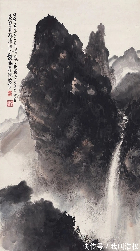 岭南派#三个特点|黎雄才山水画精选