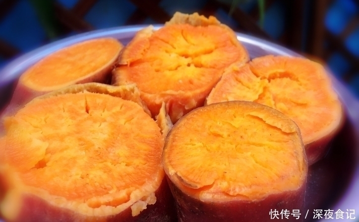 红薯|蒸红薯，直接上锅蒸是大错做好4点，红薯香甜软糯，糖蜜往外流