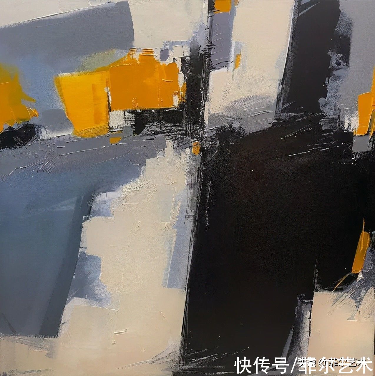 mich美国画家迈克尔风景油画作品用色大胆、明亮,传达出一种乐观精神