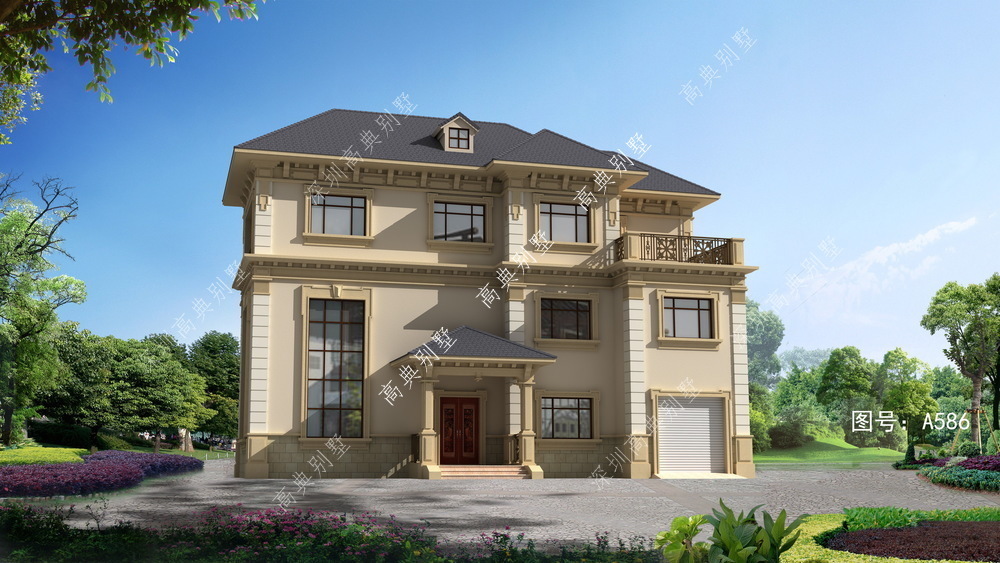 外观|简单美观的欧式别墅，如此漂亮的外观，让人心动。