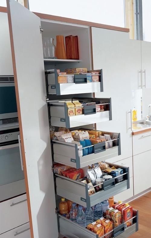 家政柜|再装修,我一定给橱柜留50公分打高柜,有了它厨房能少打4个柜子