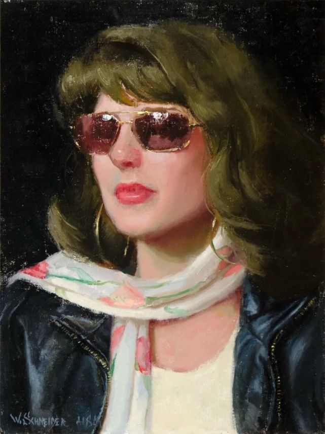 学生$在绘画的道路上，他认为自己永远是一个学生