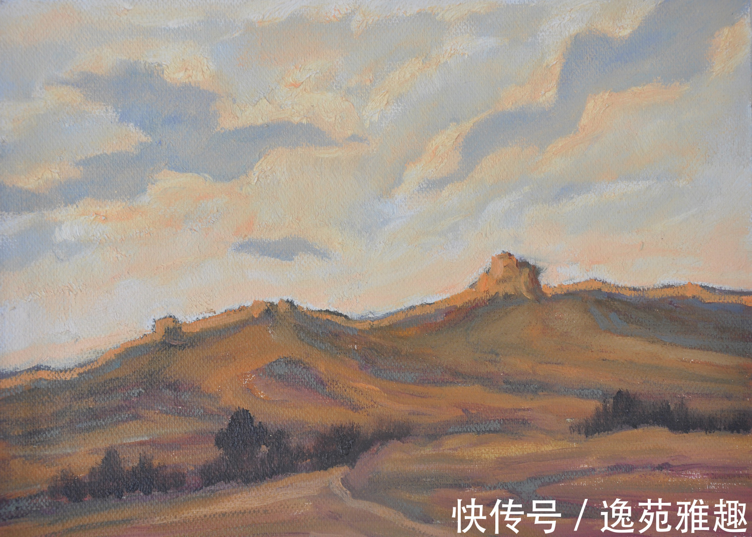 x60$「作品欣赏」心中有旷野,所画皆美景,油画艺术家殷国海作品欣赏