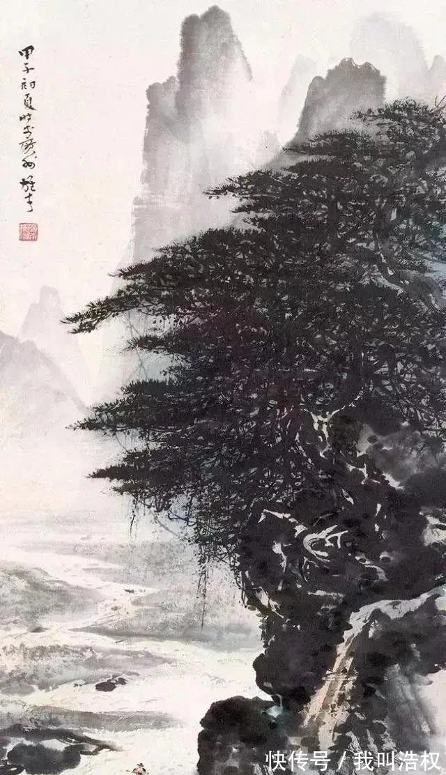 岭南派#三个特点｜黎雄才山水画精选