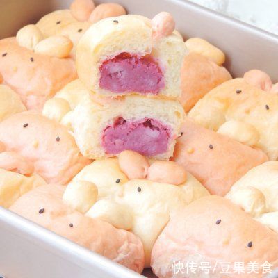 山药|#奈特兰草饲营养美味#可爱的小兔子面包