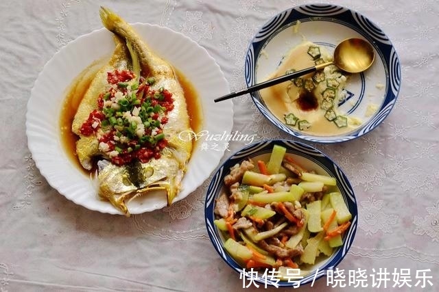 空心菜|母子俩的午餐,一周花不到300元,省钱又营养,孩子还壮实