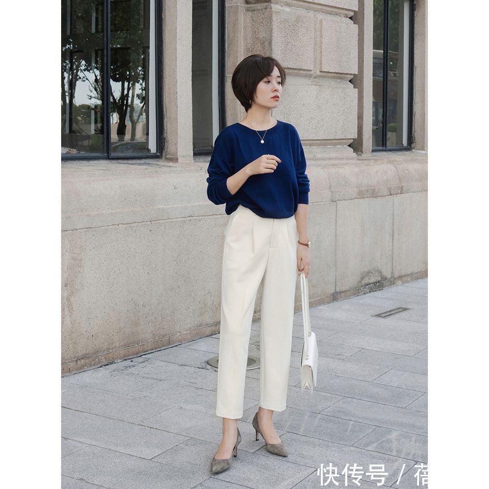 one 衣品比长相重要,把“西裤”穿到极致的女性,“高级感”扑面而来