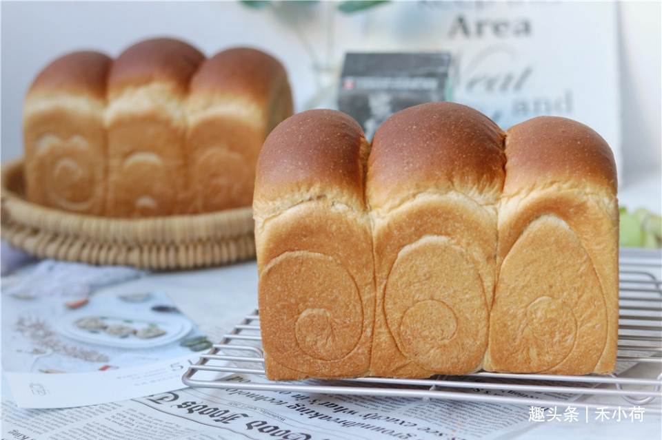 少糖少油的全麦吐司，配方靠谱组织真棒，早餐吃太适合了