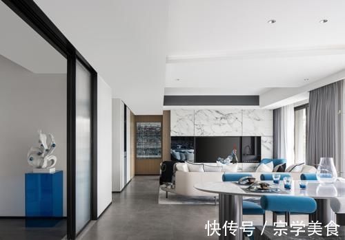 衣帽间|难怪这么多人喜欢横厅设计,看了他的165㎡大平层,我被迷住了