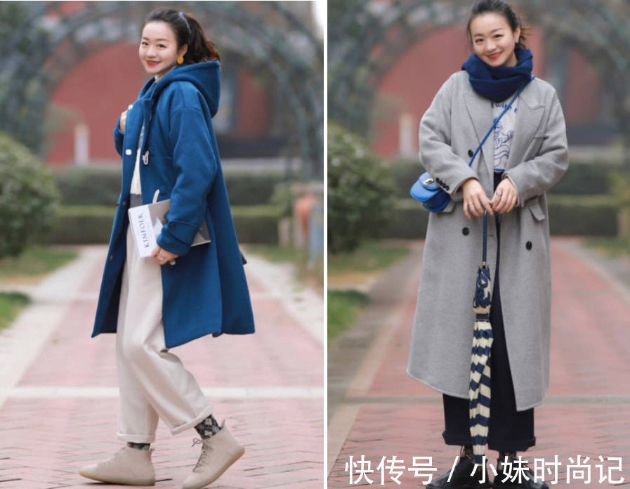 时髦 微胖女人试试“长外套”,遮肉显瘦!搭配长裤、半身裙都很美