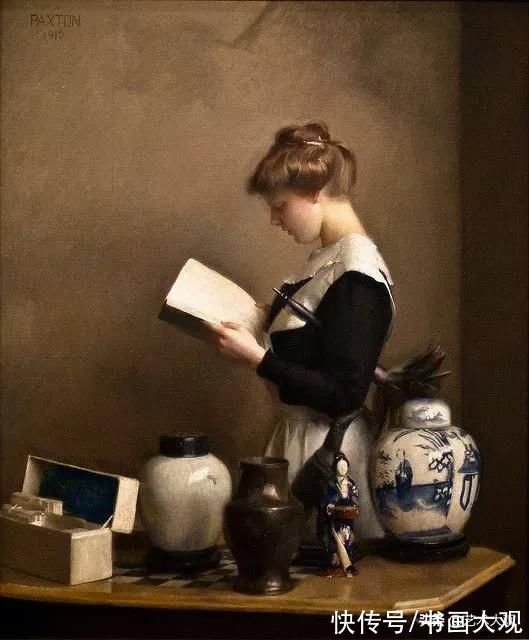 帕克斯顿|当代实力肖像画家帕克斯顿人物油画欣赏