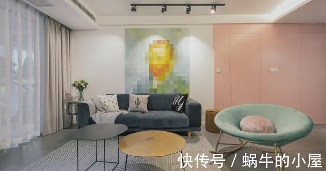 餐厅|还是第一次见，用纯色来划分新房区域，这也太好看了吧，长见识了
