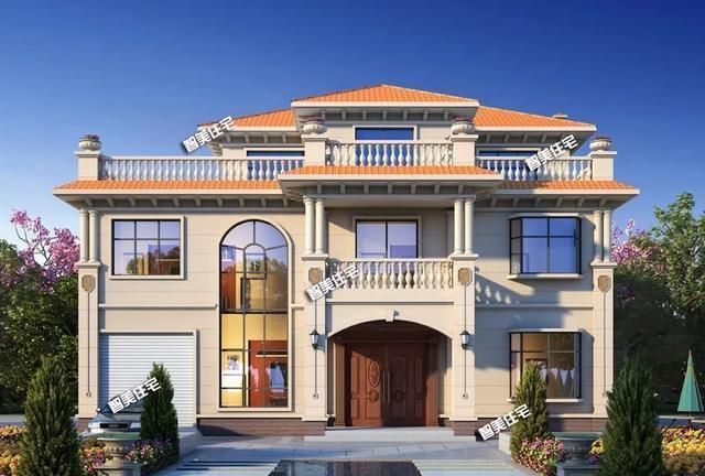 风景|老家风景美如画,配上我家的新房子,这画面美得令人心动!