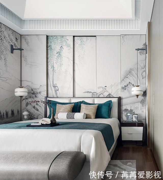 主卧|新中式,风雅的东方大宅,美到骨子里的中国风
