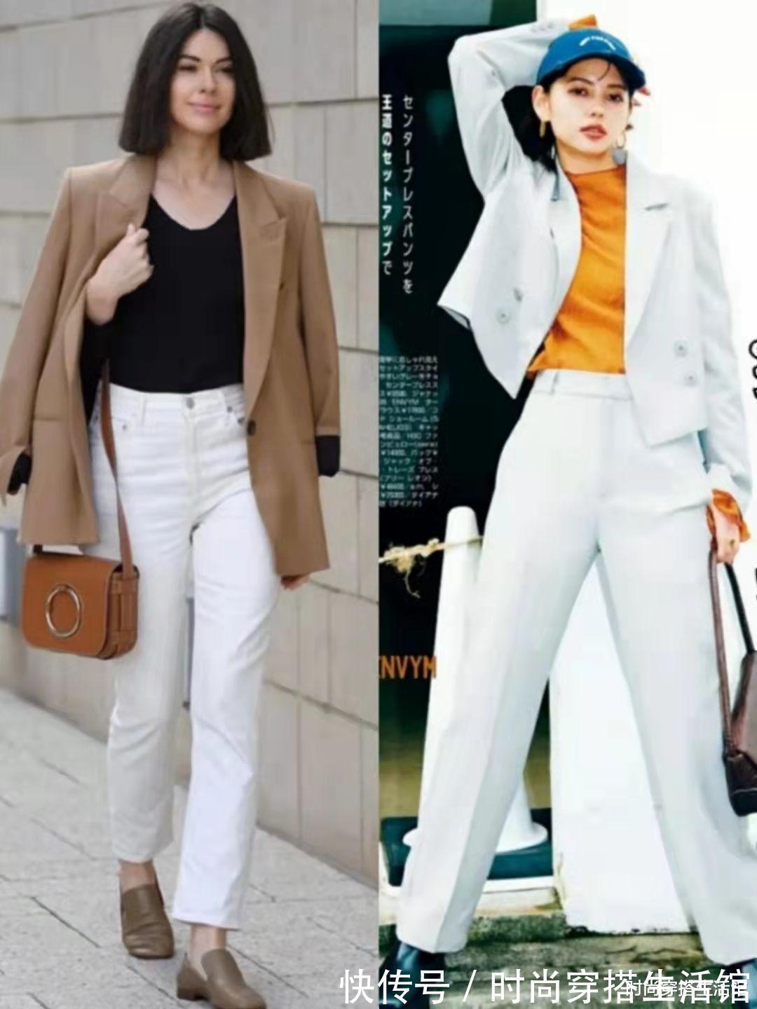 裤子|秋天穿“西服”下面搭什么?建议配这4种裤子,时髦又帅气