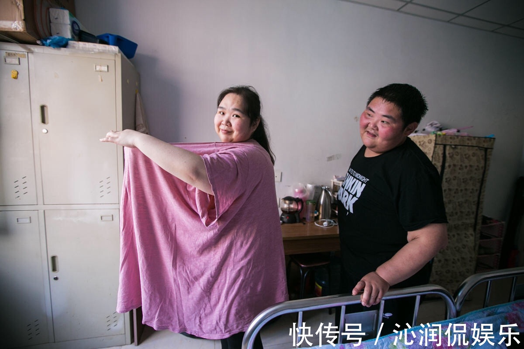 林月|800斤重夫妻为生娃狂减400斤,称结婚时买不到婚纱