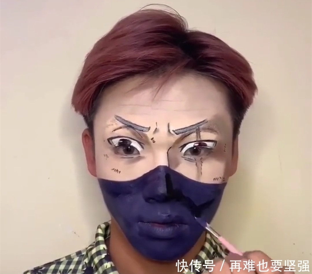 大佬仿妆“卡卡西”,开局:别毁我经典,结局:神吻过的手!