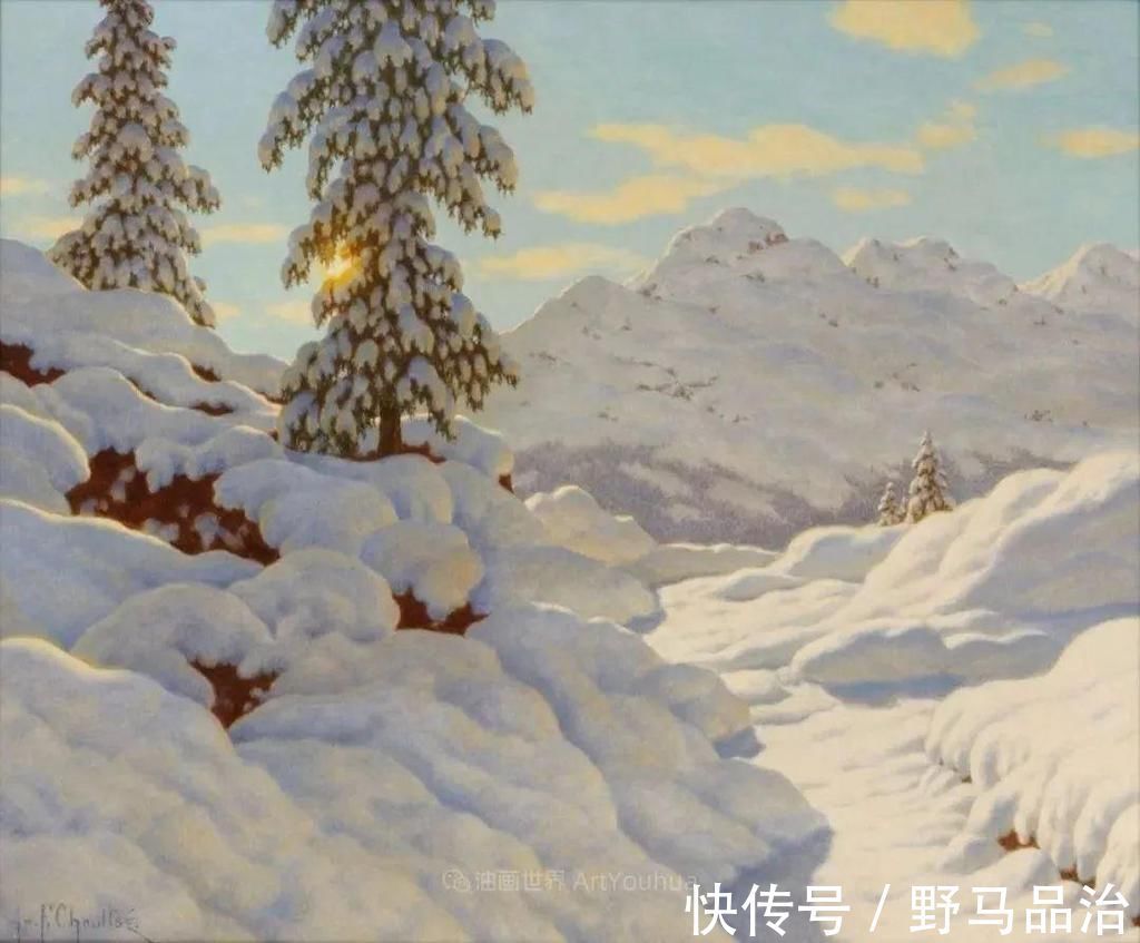 伦敦时报$这位俄罗斯画家，不愧为光与雪的大师！