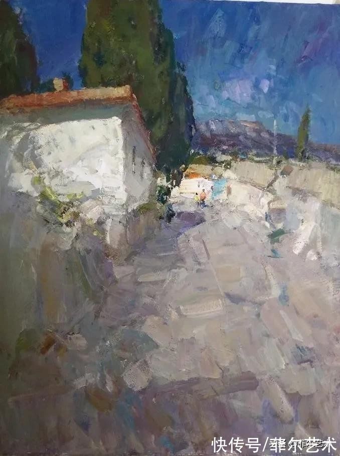 艺术学院&粗犷笔触,大块色彩~乌克兰画家伊诺泽姆采夫油画作品欣赏
