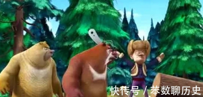 砍树|熊出没:光头强唯一合体熊大熊二砍树成功,得知真相后让人泪目