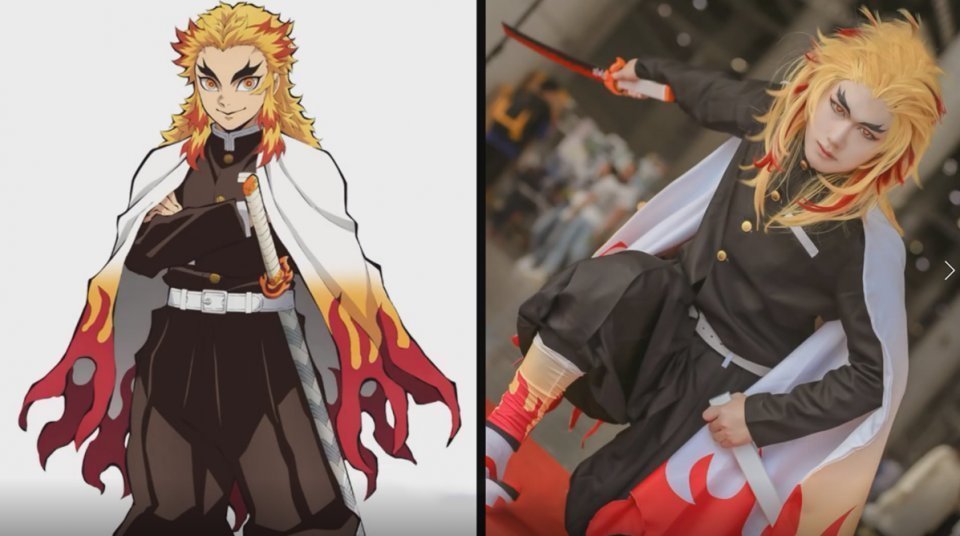 炭治郎|鬼灭之刃COS:祢豆子惹人怜爱,伊之助肌肉感十足,漫迷们裂开了