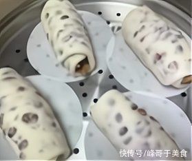 桂圆干|中点,红豆卷的做法,比馒头好吃,制作简单,新手也能做好