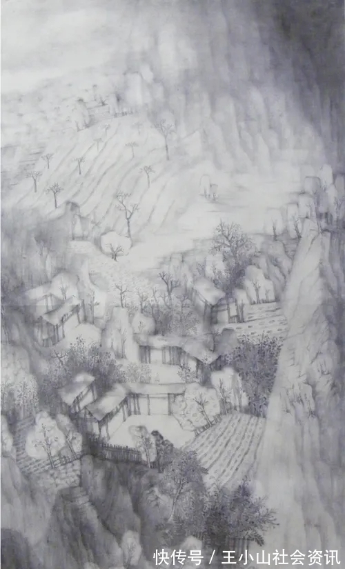 洋泾浜！80后的山水画家马明耀，“穿西装结领带”，一口“洋泾浜”