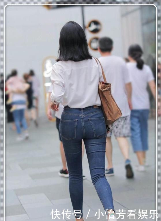 时髦|衬衣配牛仔裤,美女穿出时髦,休闲风