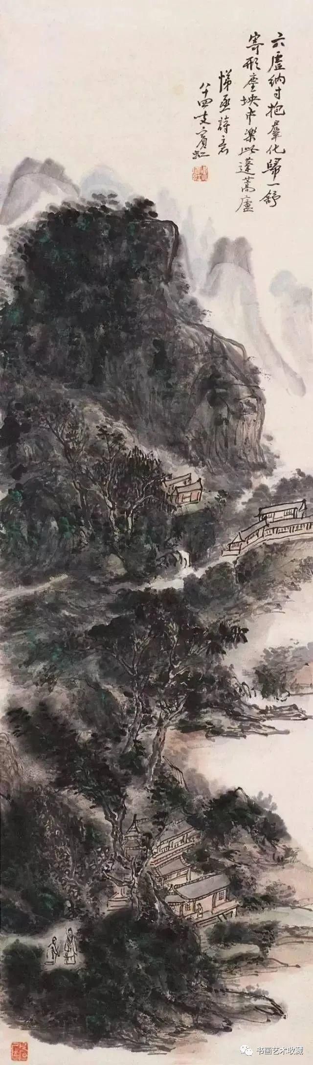 山水画#名家 黄宾虹最美的山水画60幅，浑厚华滋，意境深邃，赏心悦目！