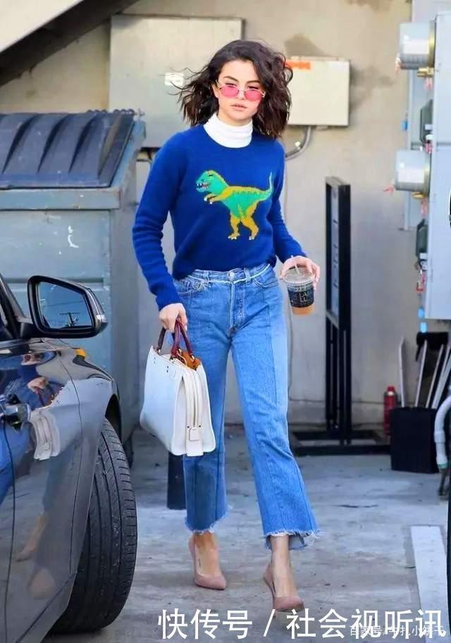 最近火了一种穿法“毛衣+牛仔裤”,优雅又时尚,回头率十足