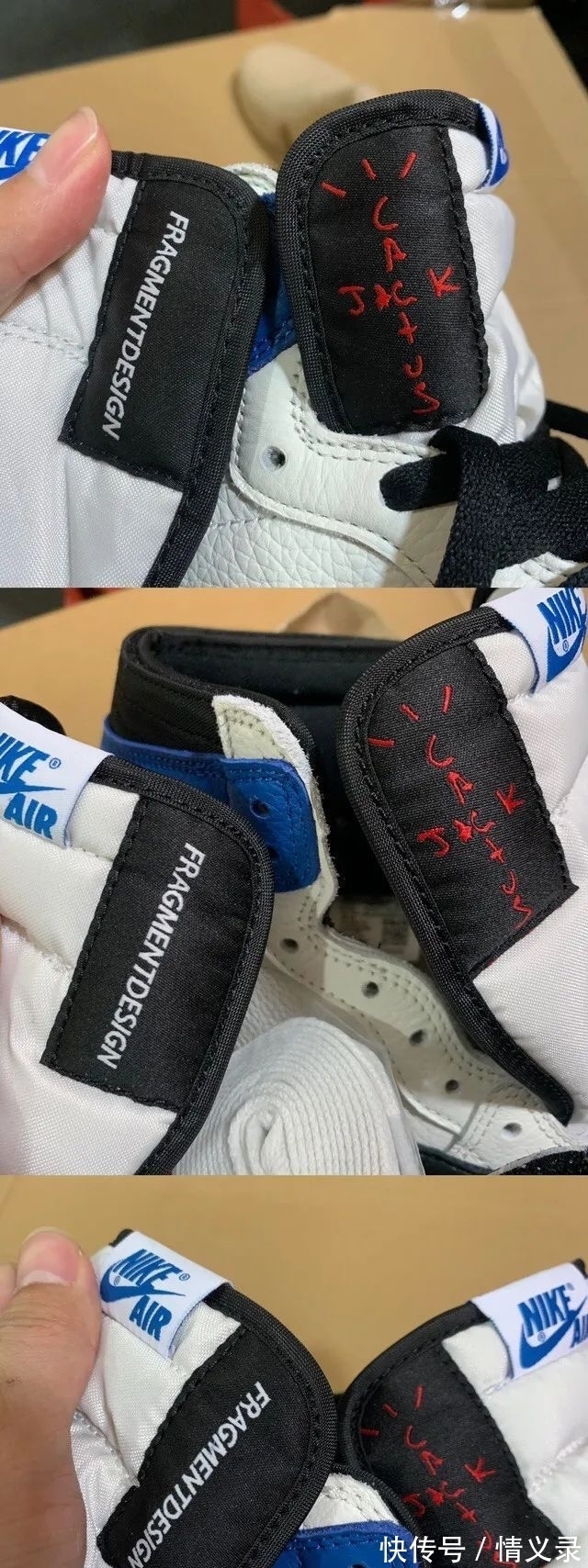 倒钩|藤原浩倒钩闪电aj1最强横向对比测评 中底拉邦皮料剪裁差的是正?