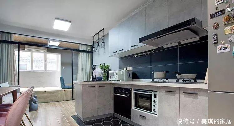 简约风|47㎡长条形单身公寓，小空间大利用，还挤出一个衣帽间