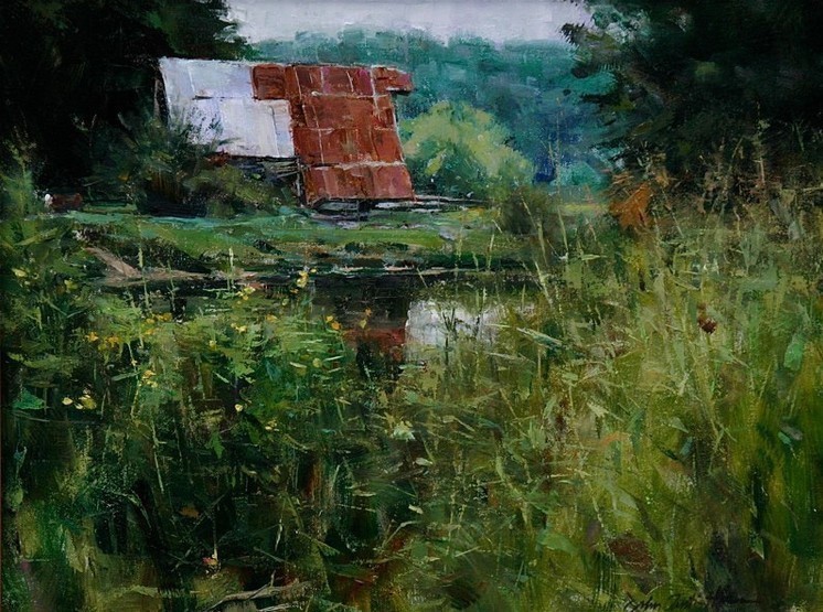 乡村@风景·乡村小景:美国油画家 约翰·奥斯汀·汉娜 的作品欣赏