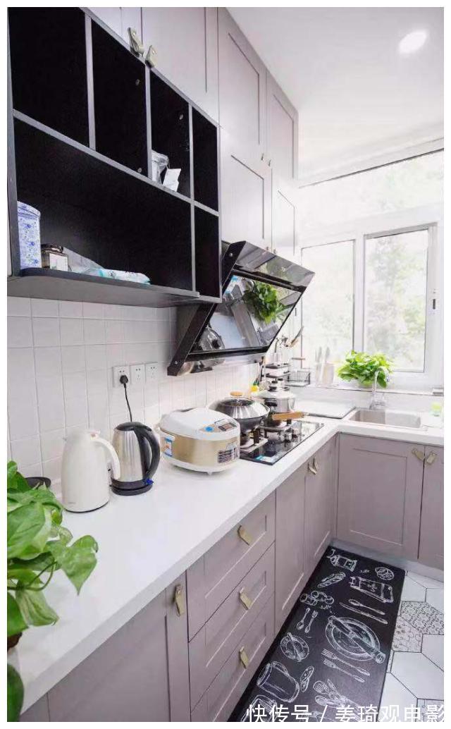 配色|北欧风小户型设计，卫生间和厨房的配色超赞，晒晒