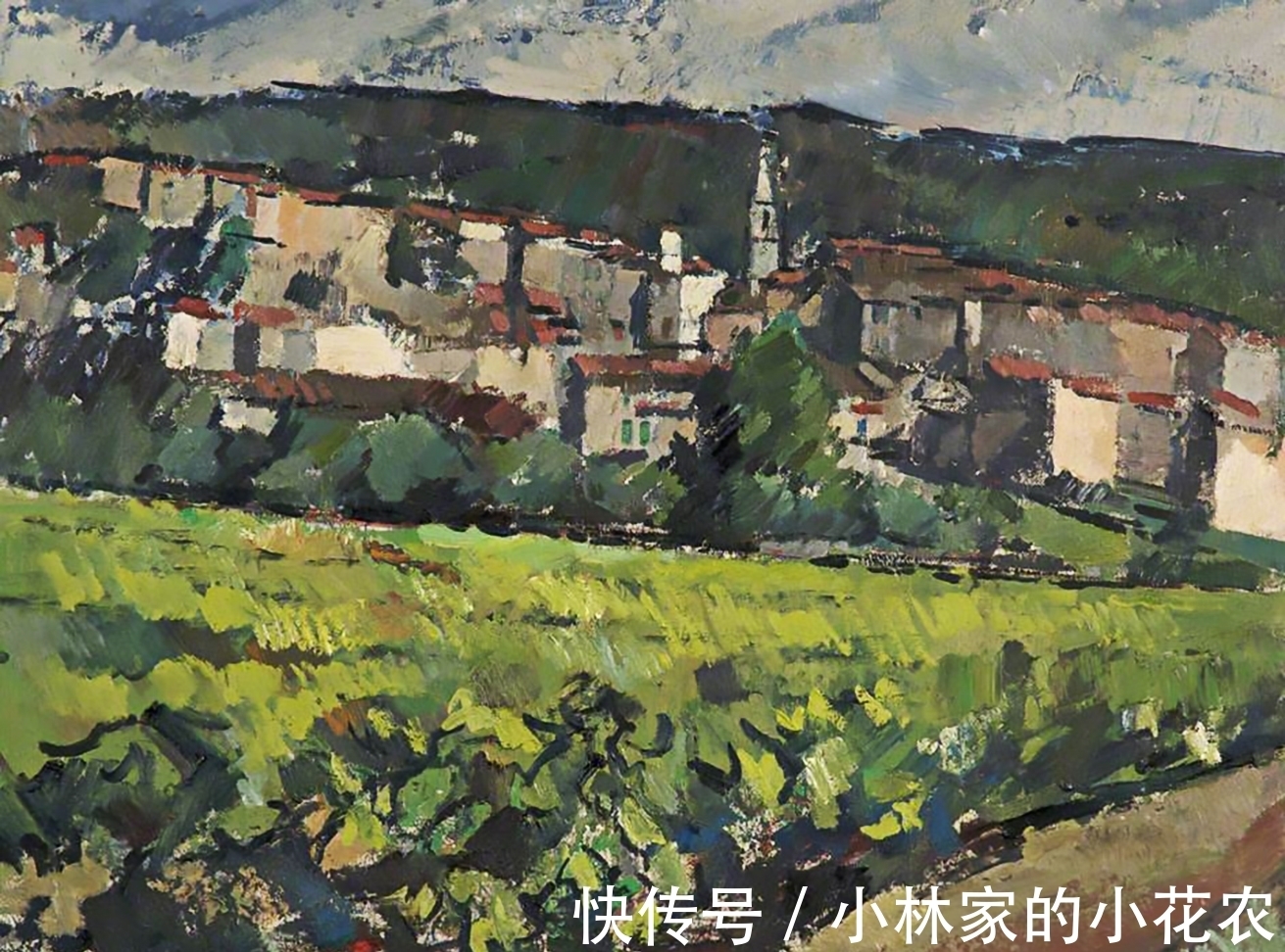 笔触|油画风景：从具象主义到抽象主义，这位画家都能自由切换