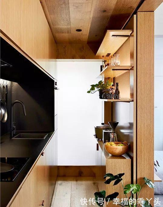 柜子|35㎡迷你小宅,定制柜解决全屋收纳,还有隐形餐桌!