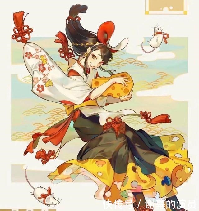 草莓|画师将食物娘化了,水蜜桃小姐软萌可爱,草莓小姐一眼倾心