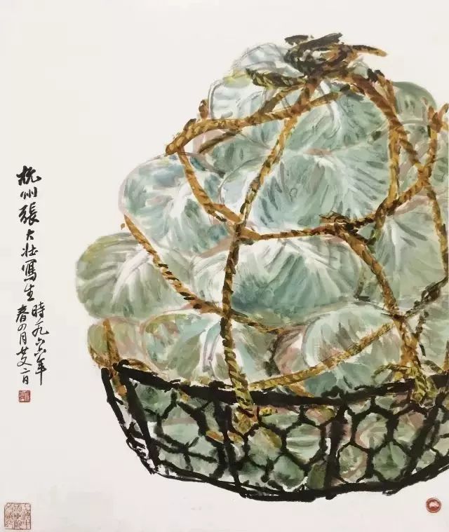 华新罗&张大壮：人淡如菊，以“没骨法”画虾，自创一格