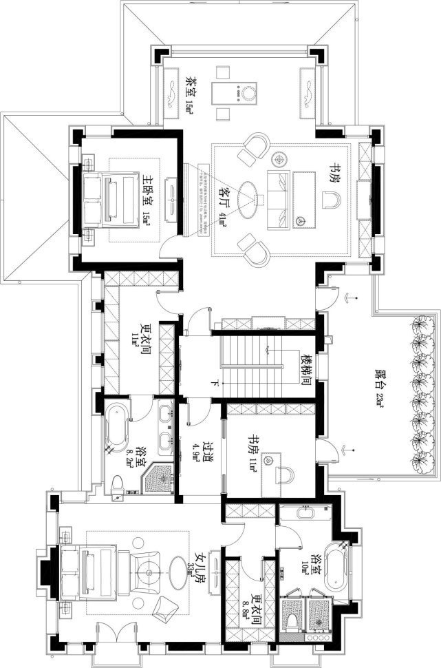 李中偉|680㎡東南亞風(fēng)三口之家別墅設(shè)計(jì),享受自然田園的輕松悠然